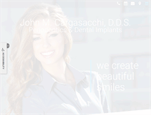 Tablet Screenshot of cerritosdentalimplants.com